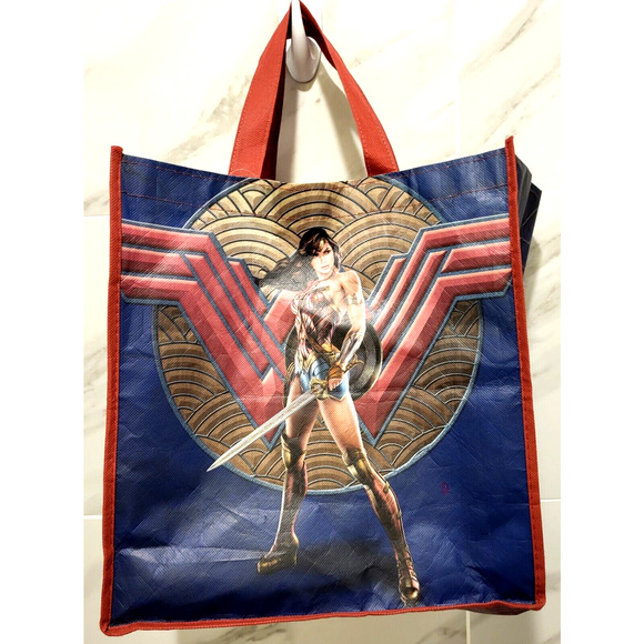 Wonder Woman Reusable Tote Bag 13x12x5" - Picture 1 of 9
